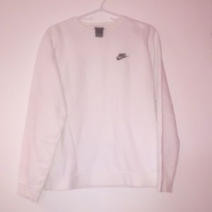 Nike White Sweatshirt